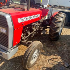 Massey Ferguson 240 + two-furrow plough i