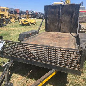 Double axle Car/bomag trailer